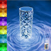 CRYSTAL DIAMOND TABLE LAMP: RGB TOUCH