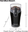 Efficient Stainless Steel Coffee Grinder: Hamilton Beach Fresh