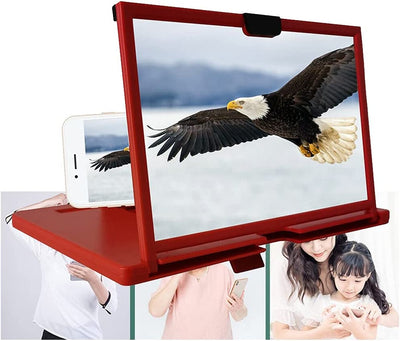 Foldable 3D Mobile Screen Amplifier